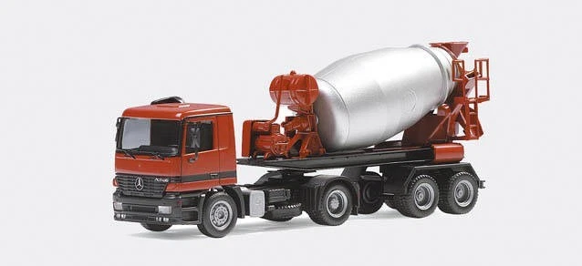 Herpa H0 1/87 145558 Semirimorchio betoniera Mercedes-Benz Actros M 2a/2a - Immagine 1 di 2