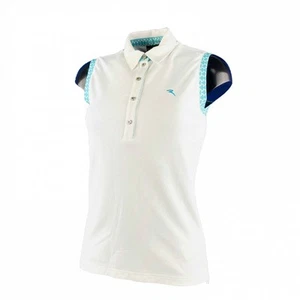 Chervo Golf Women's Top Polo Shirt Amalia DRY MATIC White A91 Size 36 New - Picture 1 of 1