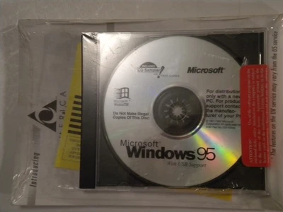 Certificado de autenticidad Microsoft Windows 95 sellado Foto 1 de 2
