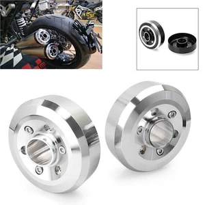 For BMW R NINE T 2014 2015 2016 Black/Chrome 2x Exhaust Tips Cover Frame - Picture 1 of 12