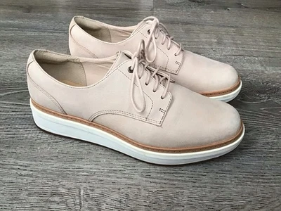 Zapatos planos Oxford de cuero para mujer Clarks Collection Raisie Bloom talla 7,5 Foto 1 de 4