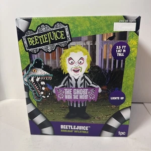 Halloween Airblown Yard Inflatables Beetlejuice & Sign  New 2025 - Picture 1 of 3