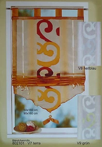 Bändchenrollo Raffrollo Scheibengardine Vorhang Gardine 50x160cm grün Nr. 802101 - Bild 1 von 1