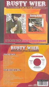 RUSTY WIER-KUM-BAK BAR & GRILL/STACKED DECK-2 LPS ON 1 CD New - Foto 1 di 1