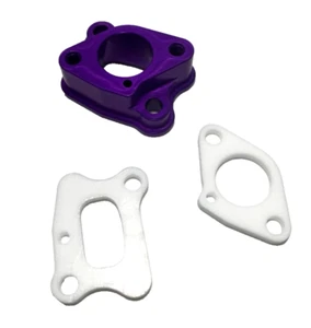 CNC Intake Insulator Spacer for Zenoah G23 G231 G26 w/ Delrin Gasket set - Picture 1 of 1