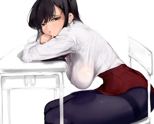 Anime komisan wa comyushou desu hanging sensual Playmat Gaming Mat Desk - Picture 1 of 1
