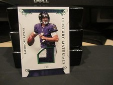 National Treasures Game Worn Jersey Ravens Joe Flacco  2/5  2016