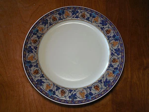 Mikasa Intaglio BORDEAUX CAA35 Dinner Plates 11 1/8" Blue 5 available - Picture 1 of 12