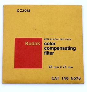 Kodak CC30M Color Compensating Filter 75mm x 75mm CAT 149 6678 Sealed - Picture 1 of 2