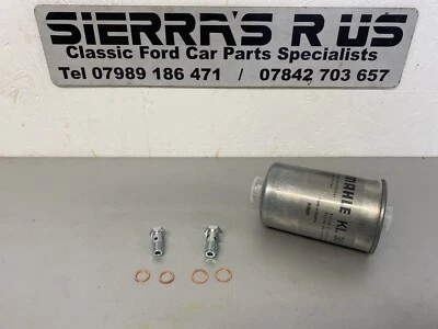 Ford Escort RS Cosworth KL30 Fule Filter MAHLE/Copper Washers Banjo Bolts ￼kit - Image 1 of 4
