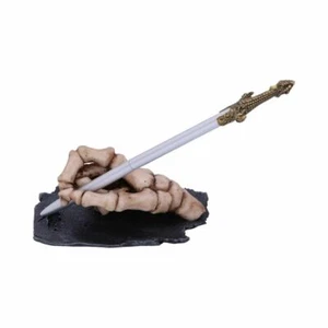 Stiftehalter Skelett Hand Schwert Ritter Mittelalter Gothic Halloween Büro NN177 - Bild 1 von 6