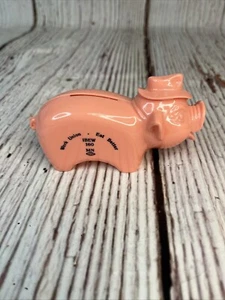 Work Union Eat Better IBEW 160 MN Local Union Plastic Piggy Bank Vintage - Picture 1 of 7