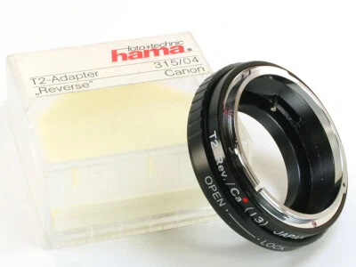 Rare T2 Rev. / Ca (I3) Reverse 315/04 Canon Lens Adapter Excellent (JP) - Image 1 of 2