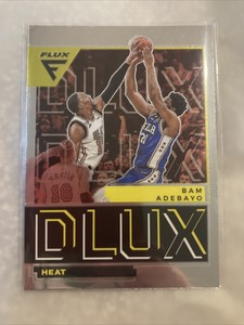 2023 Panini Flux #7 Bam Adebayo Dlux Prizm Insert NBA Basketball Miami Heat