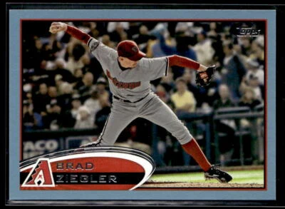 Brad Ziegler - 2012 Topps Update Walmart Blue Border #US176 Arizona Diamondbacks - Image 1 of 2