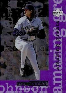1998 Upper Deck Amazing Greats Acetate #26 Randy Johnson Mariners SP 1/2000 - Bild 1 von 2