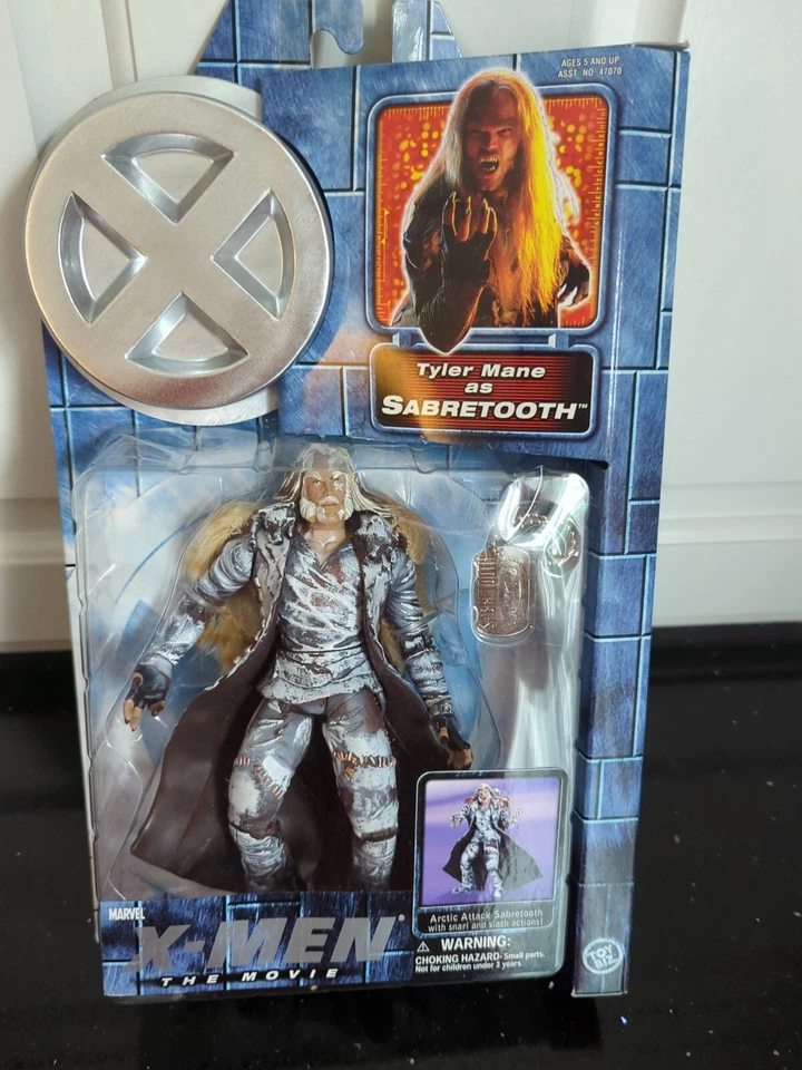 Marvel X Men The Movie Tyler Mane Sabretooth Artic Attack Action Figure SEALED - Image 1 of 4