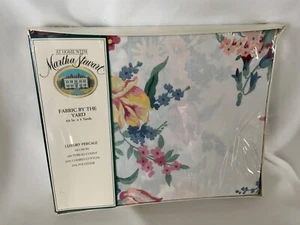 Zu Hause bei Martha Stewart STOFF METERWARE Lux Perkal 3 Meter Landhaus Blumenmuster - Bild 1 von 8
