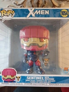 Factory Fresh XMEN Jumbo 10" Vinyl Funko Pop! Sentinel with Wolverine - Picture 1 of 12