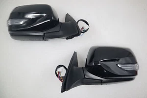 Power Folding LED Signal Side Mirrors Black For 2010-2011-12-2013 Subaru Legacy - Picture 1 of 8