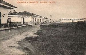 Peru Malecon y Mercado Iquitos Peru Vintage Postcard 04.00 - Picture 1 of 2