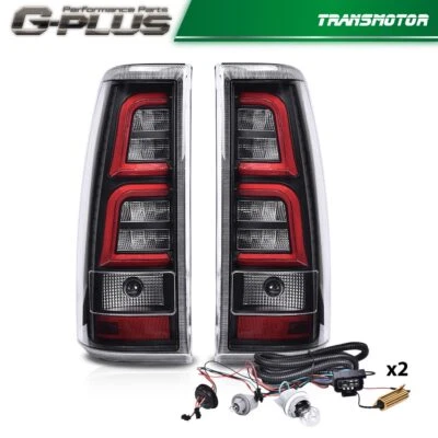 Luces traseras LED aptas para Chevy Silverado GMC Sierra 99-06 lámparas de freno con arnés Foto 1 de 4