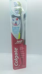 Colgate 360 Advanced Floss Top Bristles For Deeper Reach Toothbrush - Picture 1 of 4