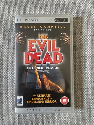 UMD Movie: The Evil Dead Full Uncut Horror Bruce Campbell Sam Raimi Region 2 Foto 1 de 3