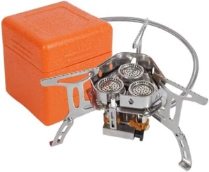 6800W Camping Portable Burner Cooking Stove Fold Windproof with Piezo Ignition - Picture 1 of 7