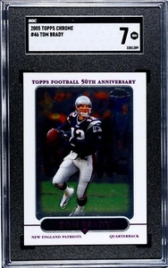 2005 Topps Chrome - #46 Tom Brady SGC 7 - Picture 1 of 2