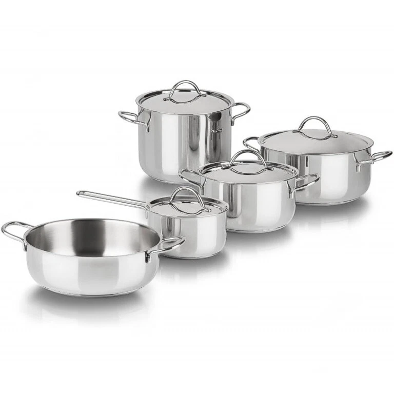 Barazzoni Cuocimania, Acciaio Inossidabile, Colore Argento, 9 Pezzi - Immagine 1 di 2