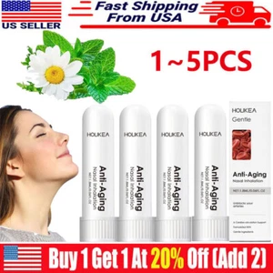 Nasal Fragrance Inhaler Reduced Ringing Clean Your Nose and Enjoy Fresh Air 5PCS - Picture 1 of 17