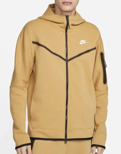Nike Tech Fleece Full-Zip Hoodie 'Elemental Gold' Size 3XL CU4489-722