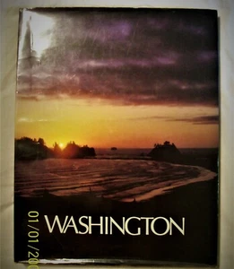 WASHINGTON STATE LARGE COFFEE TABLE BOOK SCENERY PHOTOS PUBLISHED 1981 - Imagen 1 de 8