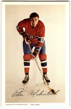 1972-73 Team Postcards Pete Mahovlich #NNO Montreal Canadiens