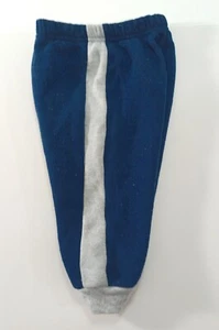 Boys Blue Stripped Sweat Pants Pinstriped Grey. Size 6/9 100% Spun Polyester... - Picture 1 of 3