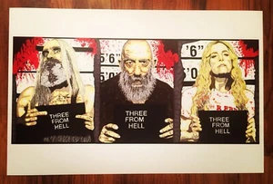 3 From Hell Devils Rejects Captain Spaulding 11x17 Sketch Poster Prints ArtistTK - Picture 1 of 1