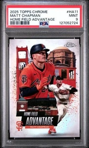 2025 Topps Chrome #HA-11 Matt Chapman Home Field Advantage PSA 9 - Bild 1 von 2