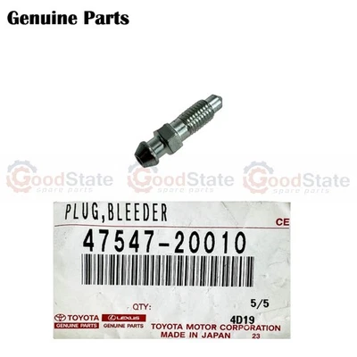 Genuine RAV4 ZSA44 Ractis NCP105 NCP100 Front Disc Brake Cylinder Bleed Nipple - Image 1 of 2