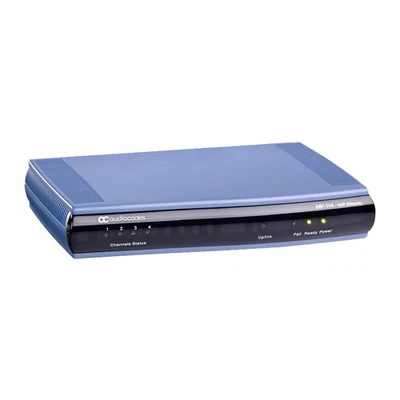 AudioCodes MP-114 2FXS/2FXO/3AC Quad-Port Ethernet VoIP Gateway P/N: GGWV00288 - Image 1 of 4