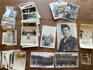 WW11 Lotto 100+ Soldatini A Casablanca Marocco 1943 Corazzate Snapshot ID’d WW2 - Foto 1 di 24