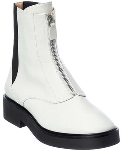 STIVALETTI STUART WIEITZMAN LODGE ZIP BIANCHI STIVALETTI CERNIERA ANTERIORE SCARPA 38 3,7 NUOVI - Foto 1 di 5