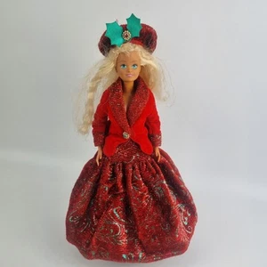 Seasons Greetings Christmas sindy 90s vintage doll with outfit - Picture 1 of 6