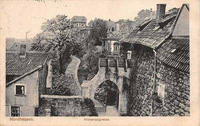 Nordhausen Primariusgraben carte postale 1916 - Photo 1/2