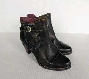 L'Artiste by Spring Step Captivate BM Womens 38/7-7.5 Ankle Boots Leather - Picture 1 of 10