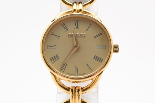 [Vintage] Orologio GUCCI 6000.2.L Oro Roma Quarzo Donna dal GIAPPONE 19