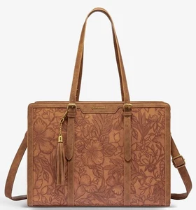 Borsa per laptop da donna 15,6 pollici leggera PU borsa tote per laptop, grande........195 - Foto 1 di 6