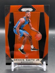 2017-18 Panini Prizm - Dennis Smith Jr. #99 Orange Prizm /49 (RC) - Foto 1 di 2