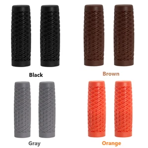 Soft Rubber 1" 7/8" Hand Grips Handlebars Universal For Dirt Bike Motorcycle - Picture 1 of 20
