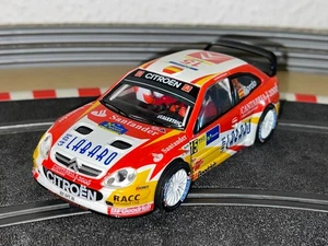 1454- Scalextric TecniToys CITROEN XSARA T4 WRC #15 Labaro Sordo Rally RACC slot - Bild 1 von 3